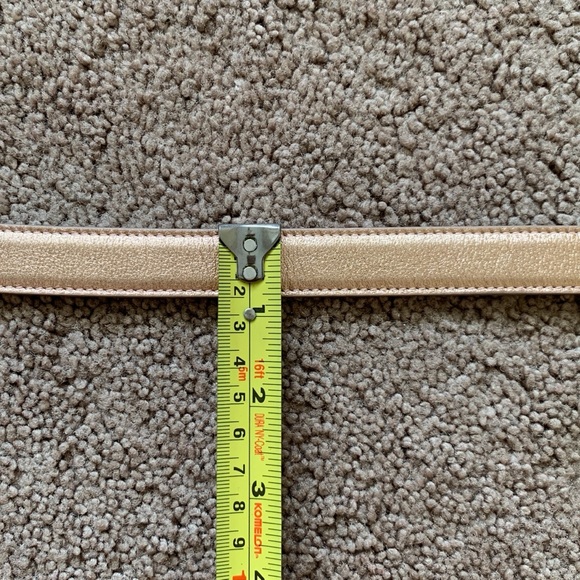 Authentic Dolce & Gabbana first line DG logo light golden pink belt 90cm/36 inch - Picture 5 of 7